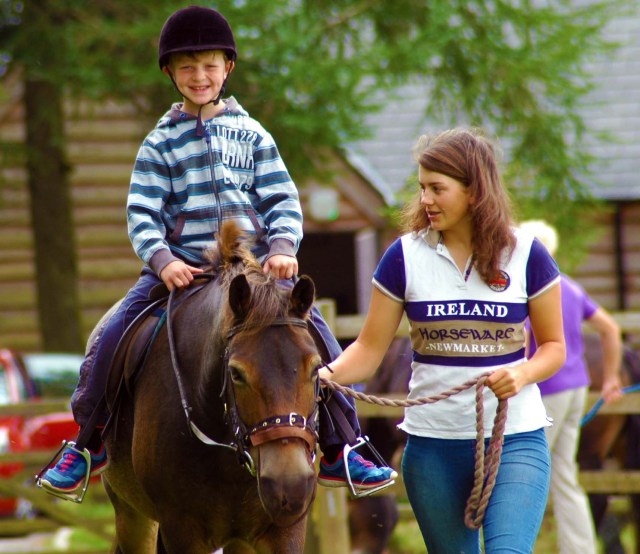 Riding at Exmoor Pony Centre c1 ©aggzwaywell